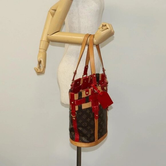 LOUIS VUITTON Monogram Ruby Neo Bucket Tote Bag Red - Picture 1 of 16